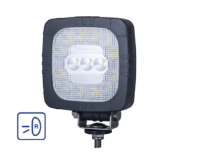 Arbejdslampe med godkendt baklys