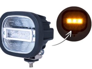 Arbejdslampe med gul blitz